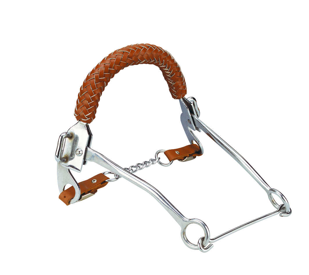 FEELING Hackamore with braided leather noseband
