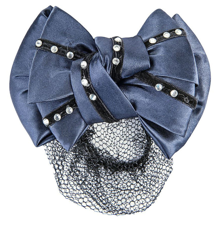 Hair net with imitation diamonds 6900 deep blue / St