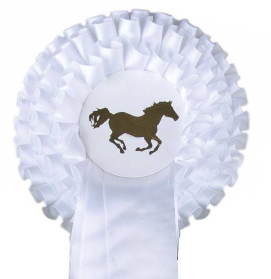 Triple tier rosette 3 1212 white/white / piece