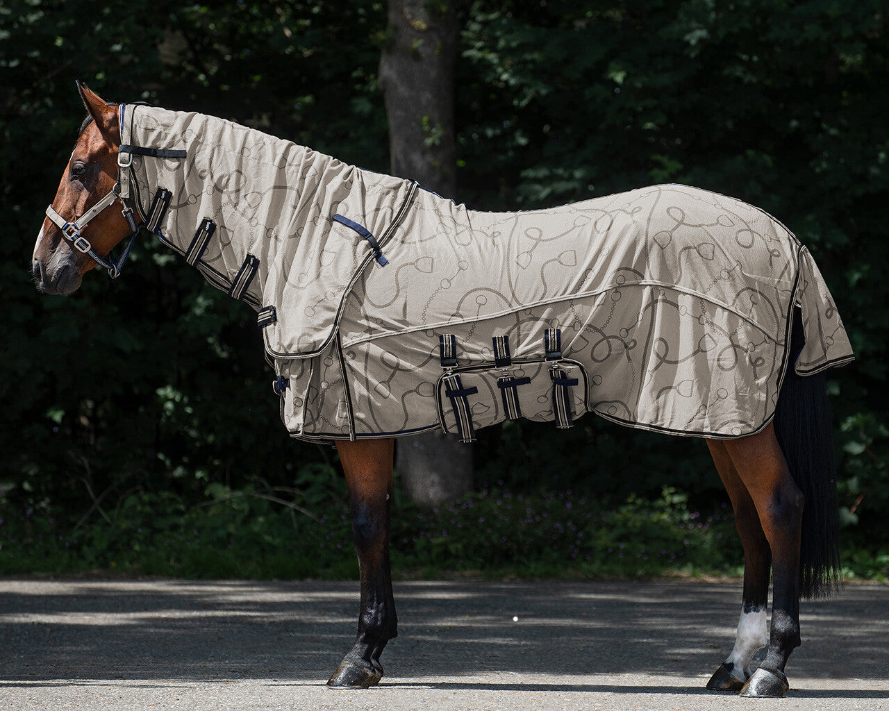 Anti-fly sheet collection with neck and hood