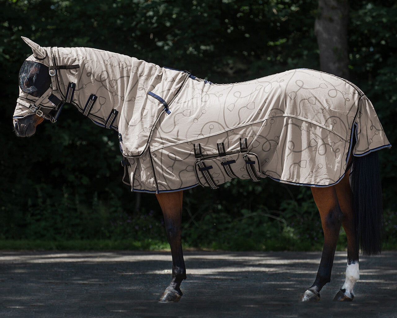 Anti-fly sheet collection with neck and hood