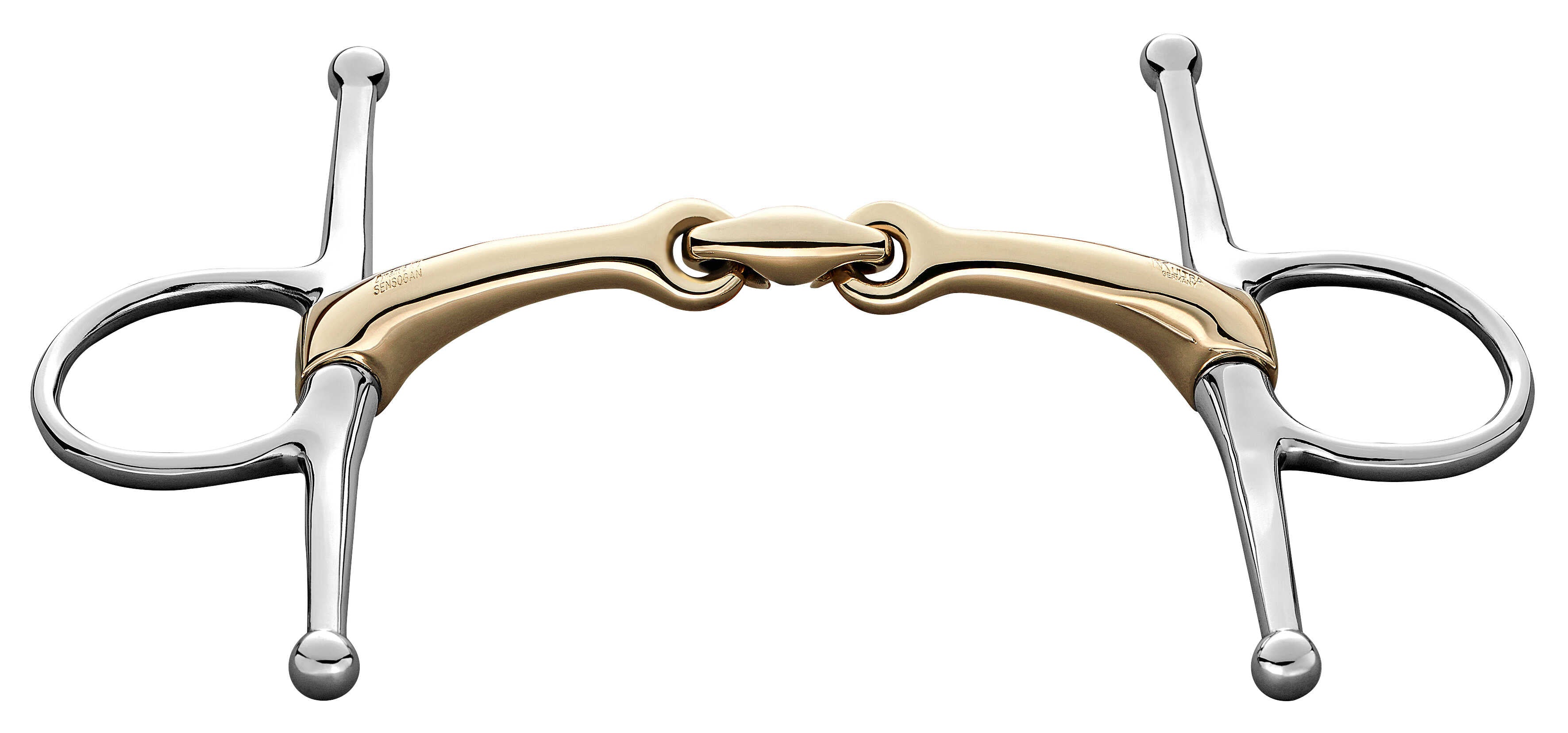 SPRENGER Full cheek bit - Dynamic RS double-jointed