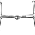 SPRENGER Full cheek bit - Turnado single-jointed