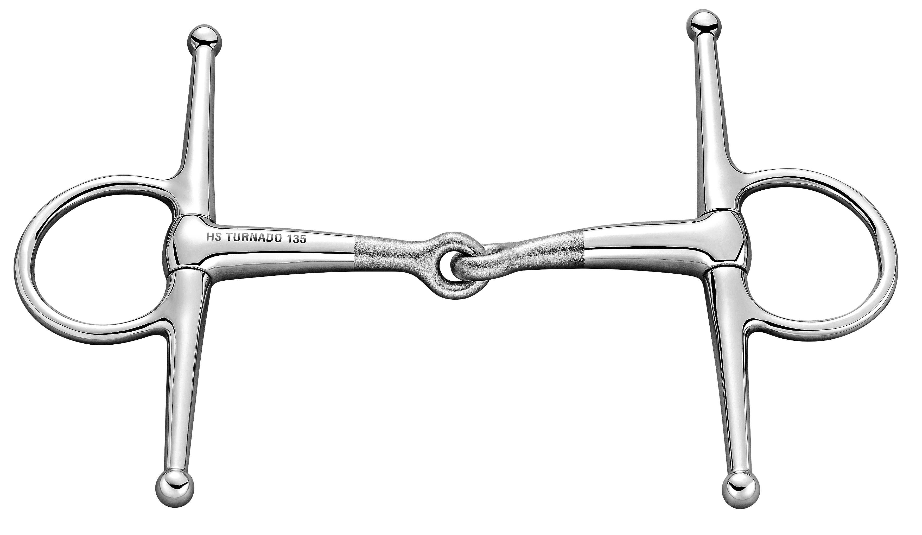SPRENGER Full cheek bit - Turnado single-jointed