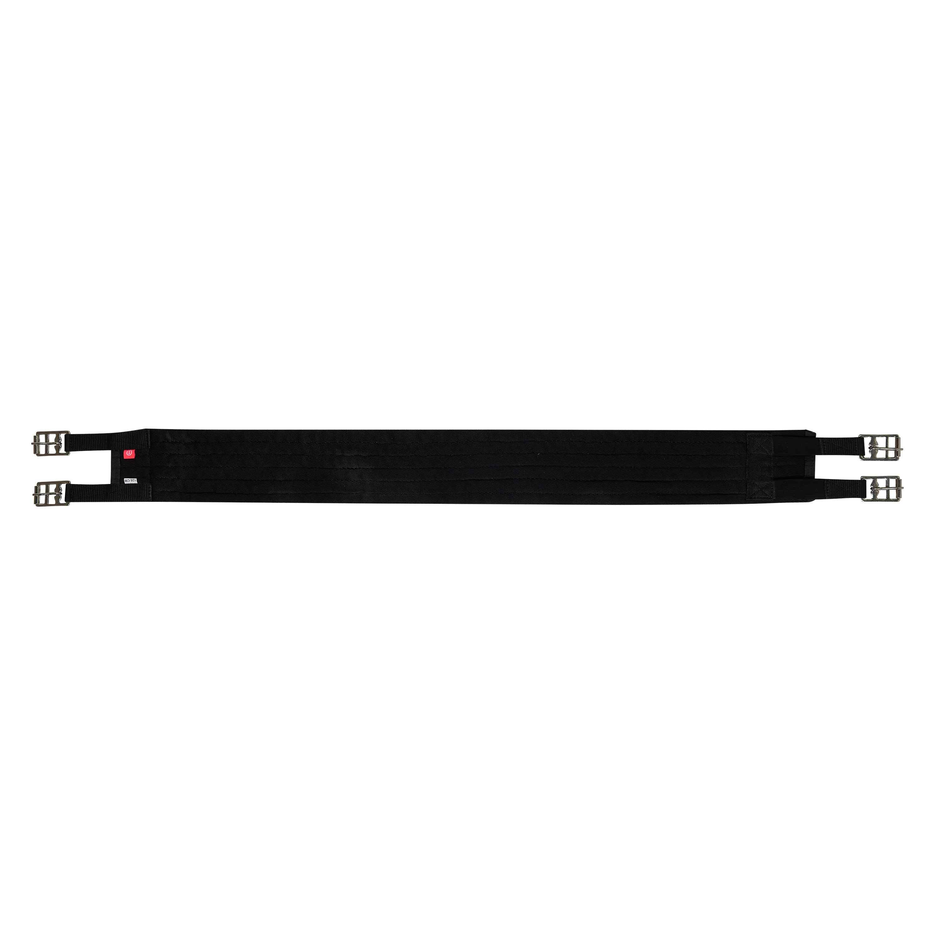 Long textile girth with elastic IRHCore
