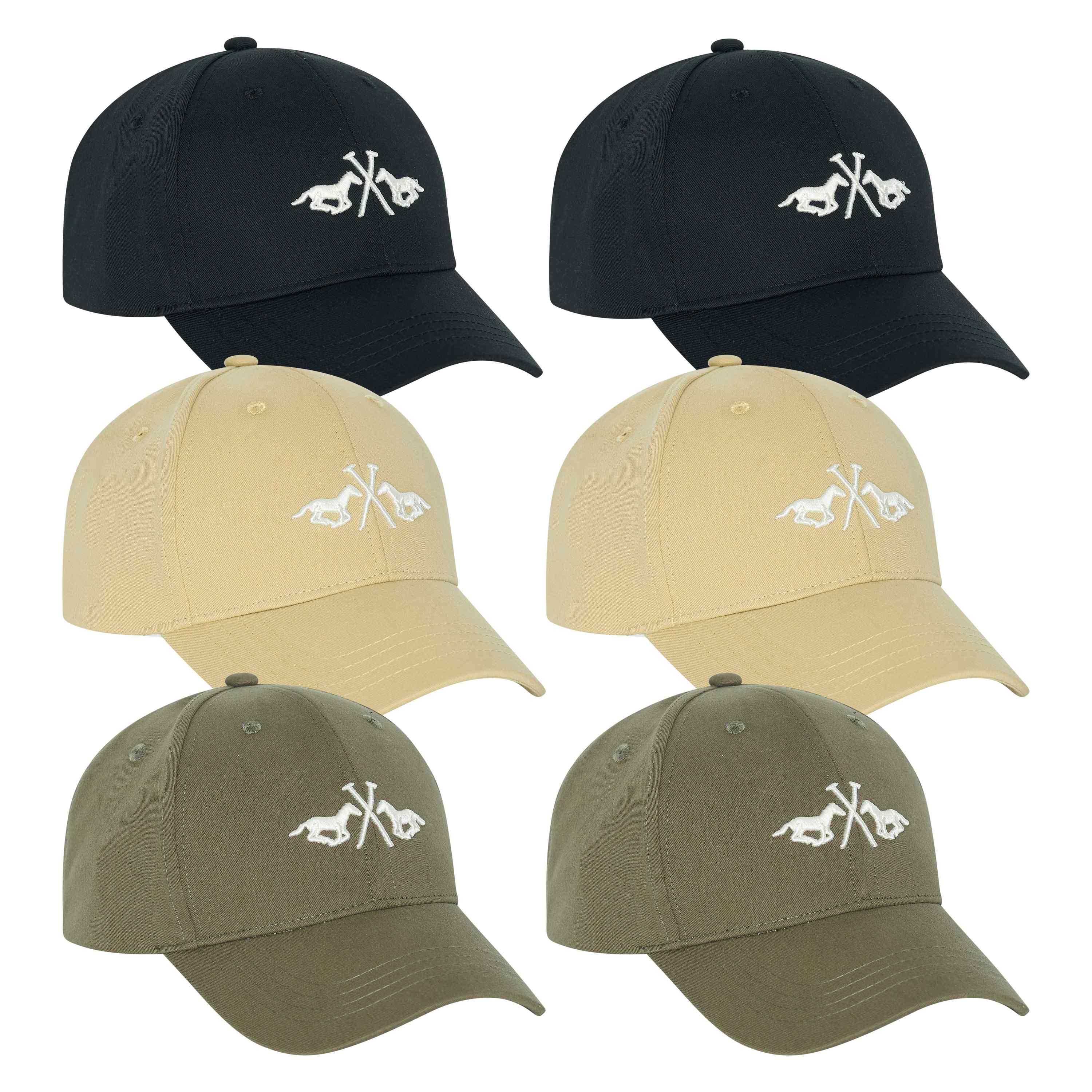 Baseball cap HVPCelia, set of 6 pcs
