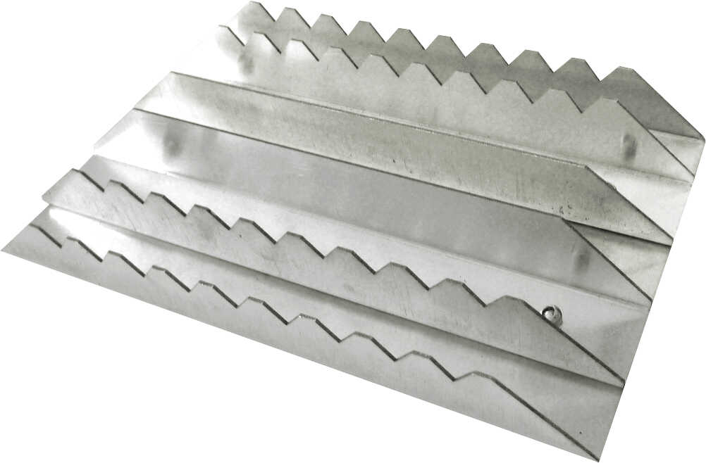 HIPPOTONIC Rectangular aluminium Curry Comb
