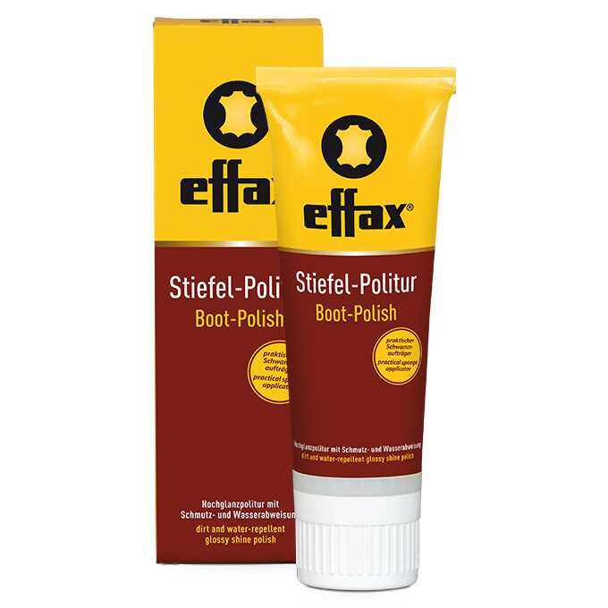EFFAXÂ® Black Boot Polish