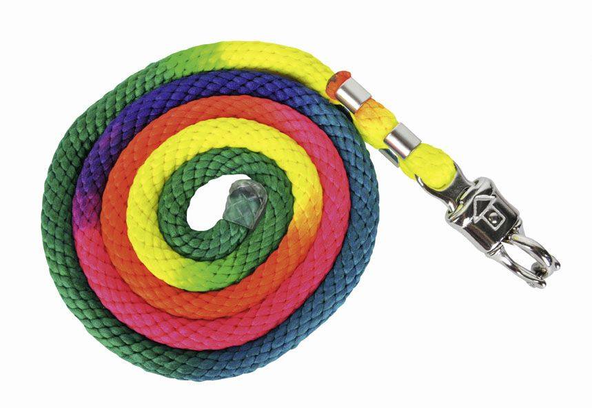 Lead rope Multicolor with panic hook 8398 varicoloured / 180 cm