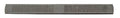 Straight farrier's rasp without handle