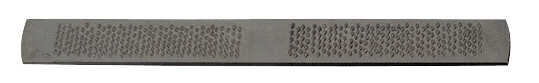 Straight farrier's rasp without handle