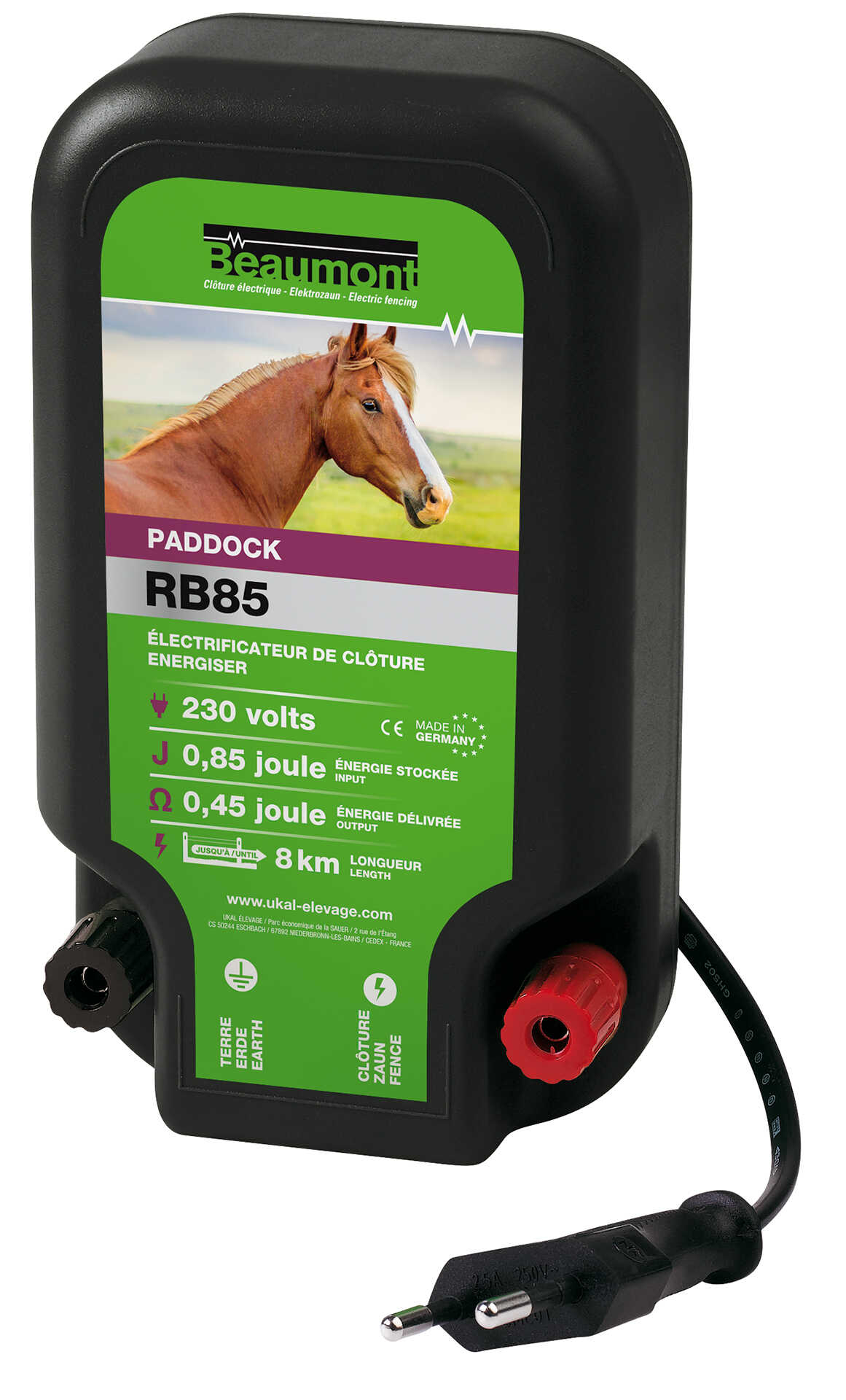 BEAUMONT - Paddock - 85 Mains energiser