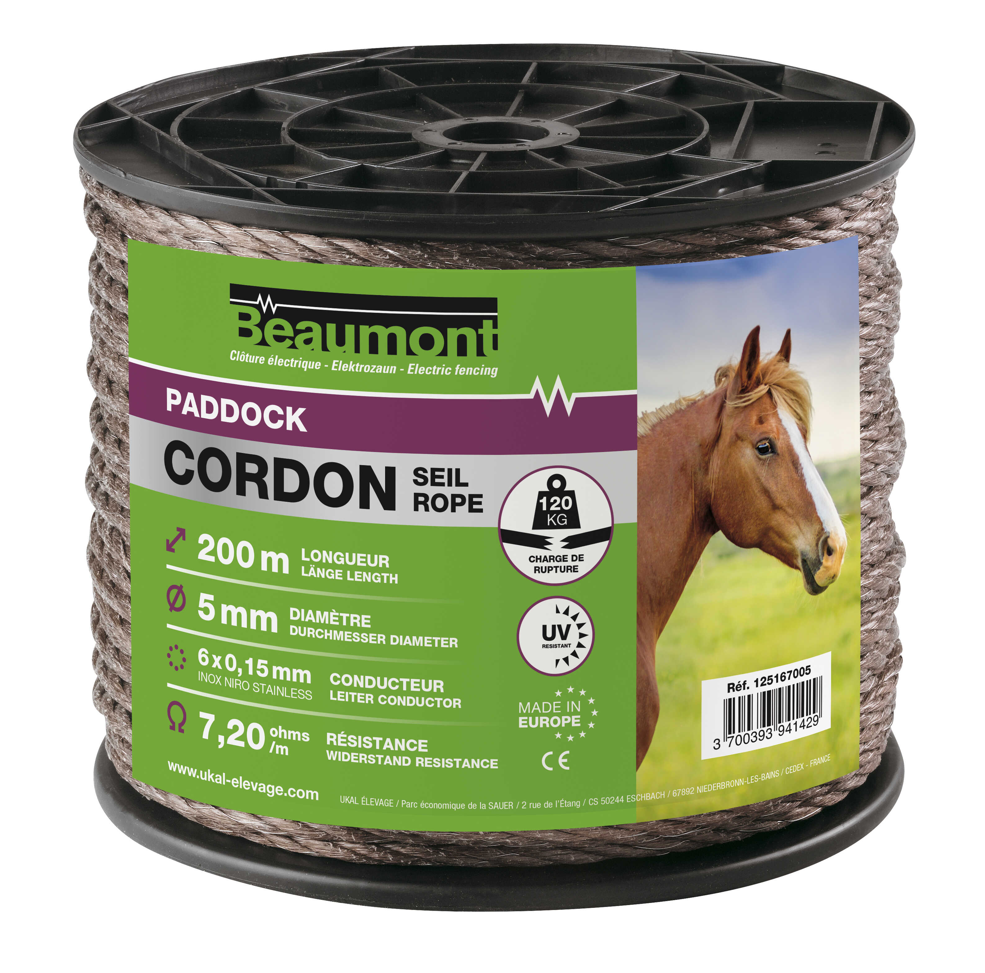 BEAUMONT - Paddock - 5 mm twisted rope