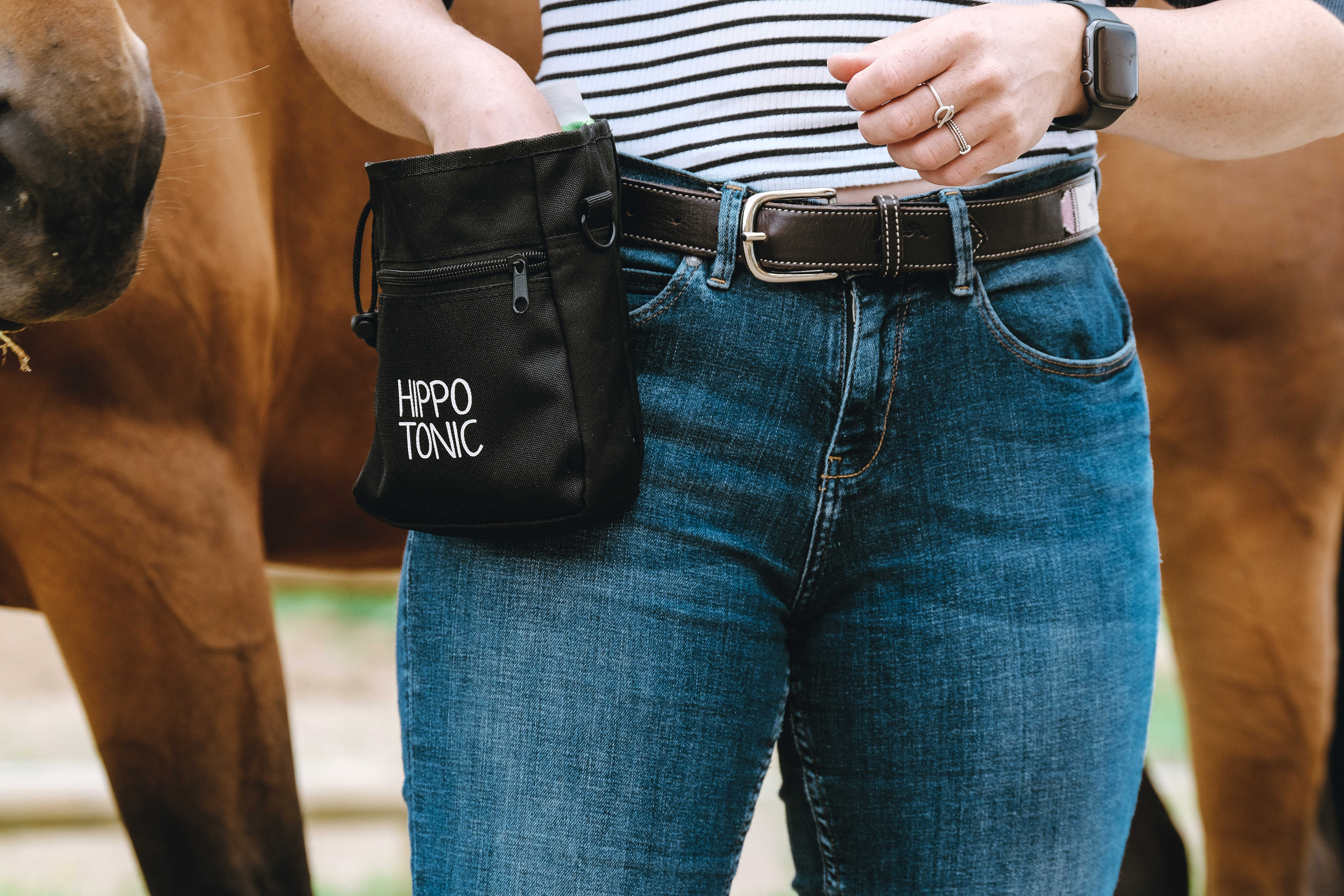 HIPPOTONIC Zippered Treat Pouch