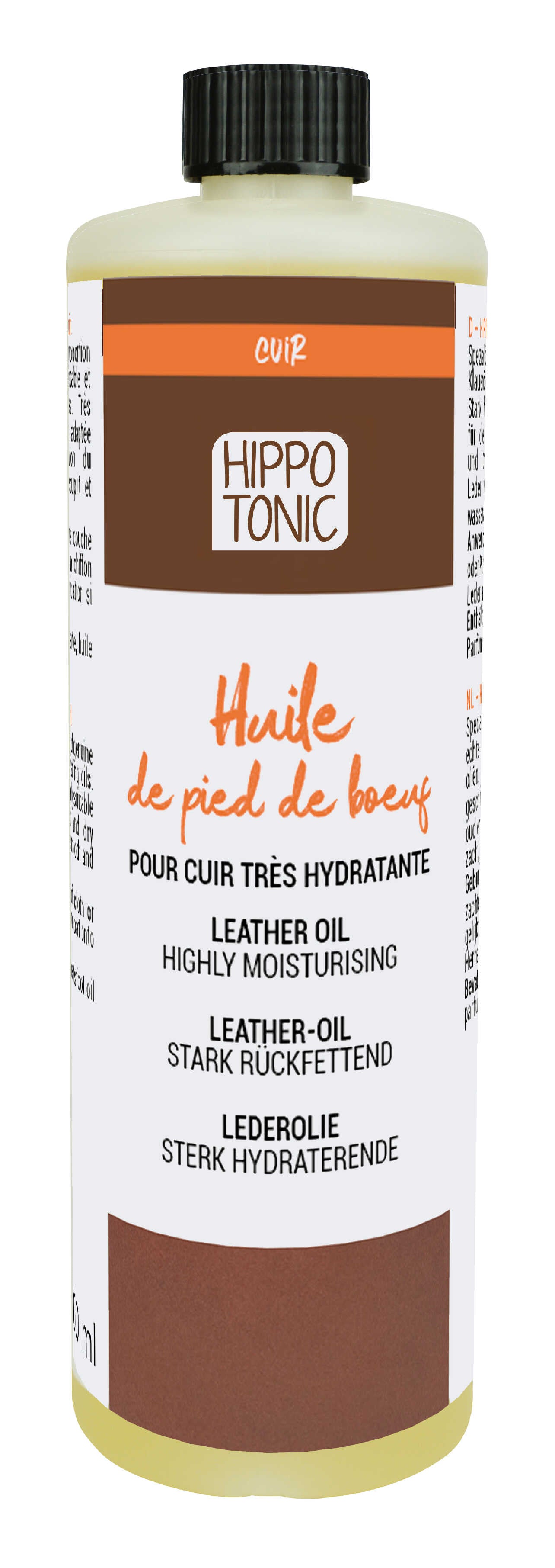 HIPPOTONIC Leather Lotion with Real Beef Hoof Oil
