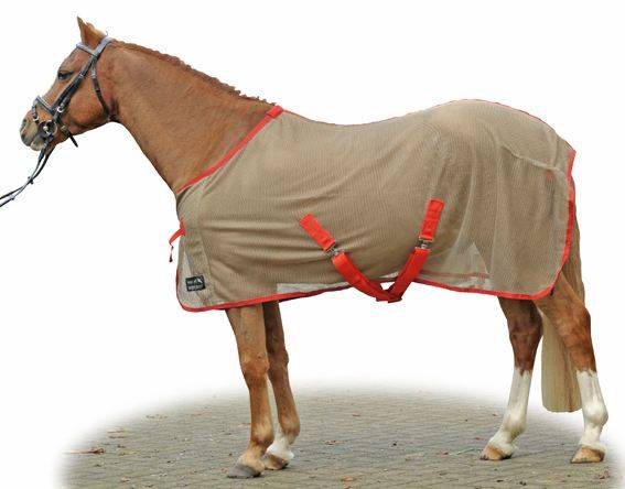 Fly rug Santos 2530 beige/red / EU115/UK5'3/US63"