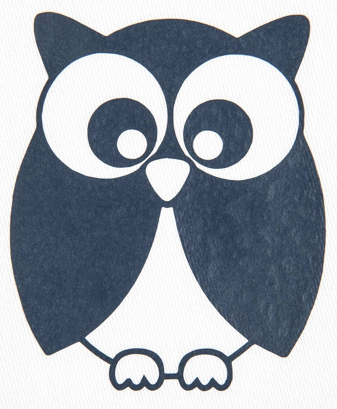 Iron On Motive Owl 1035 Navyblue PS Film / St