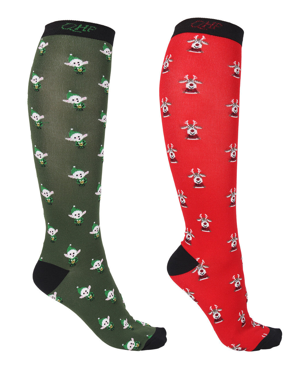 knee stockings christmas (2-pack)