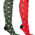 Knee stockings Christmas (2-pack)