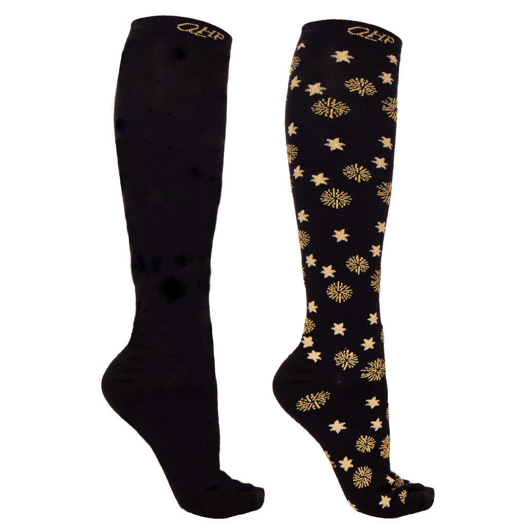 knee stockings celebrate 2-pack