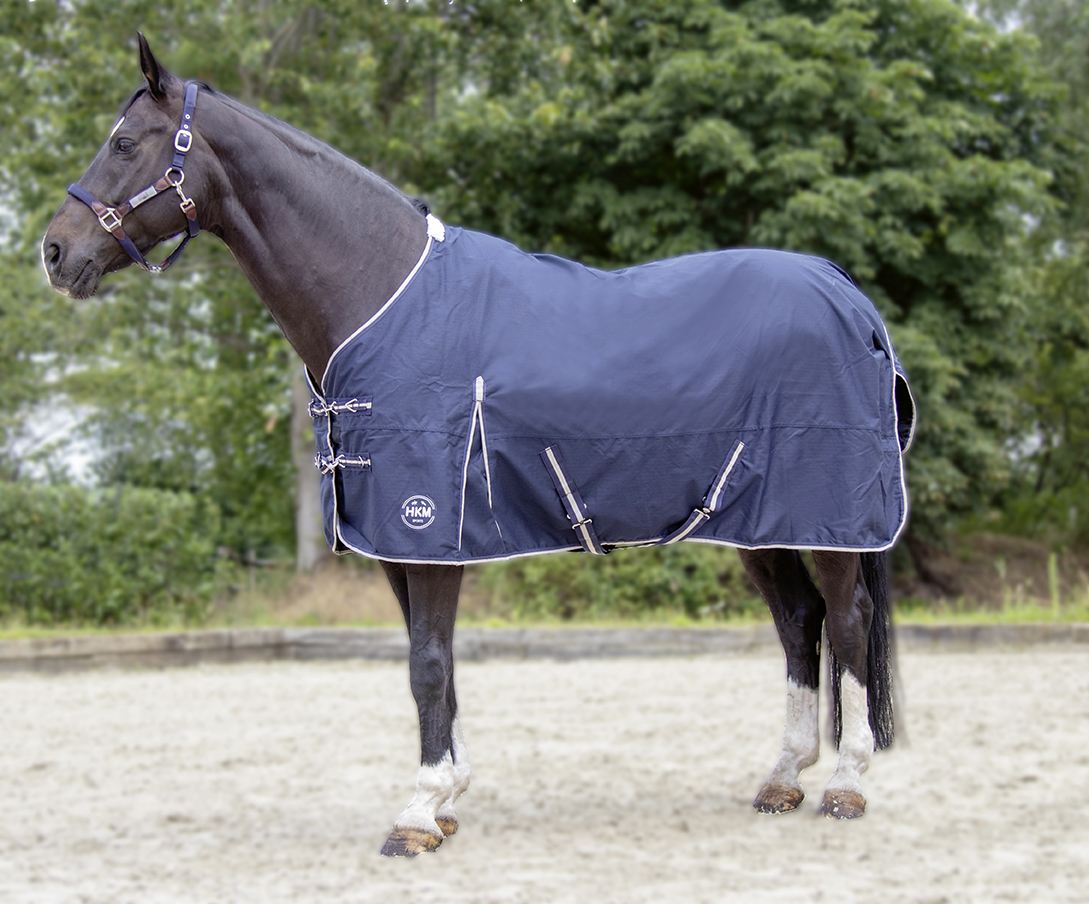 Turnout rug Eco Light with fleece lining 6900 deep blue / EU75/UK3'7/US45"