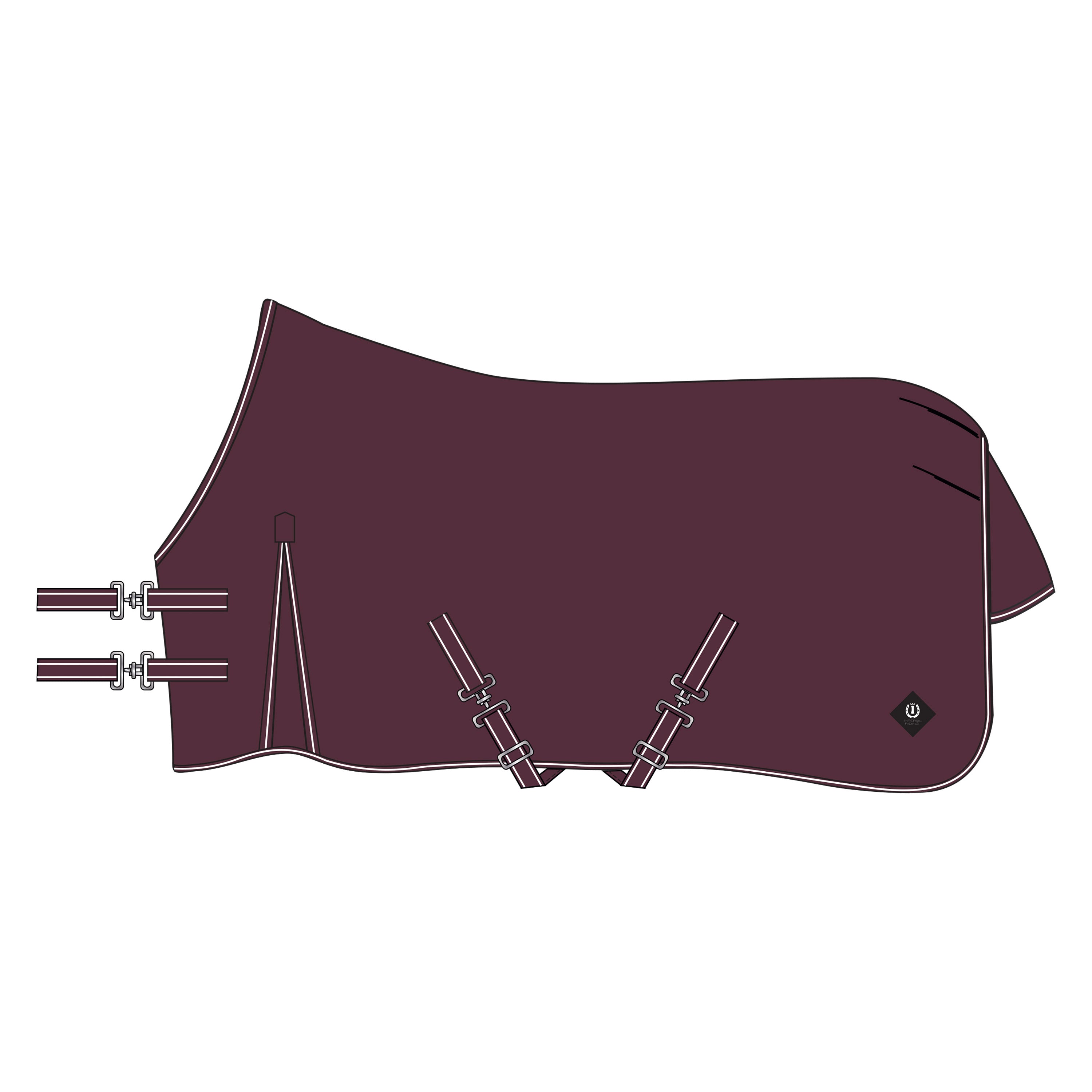 Outdoor blanket IRHBasic without neck Fleece