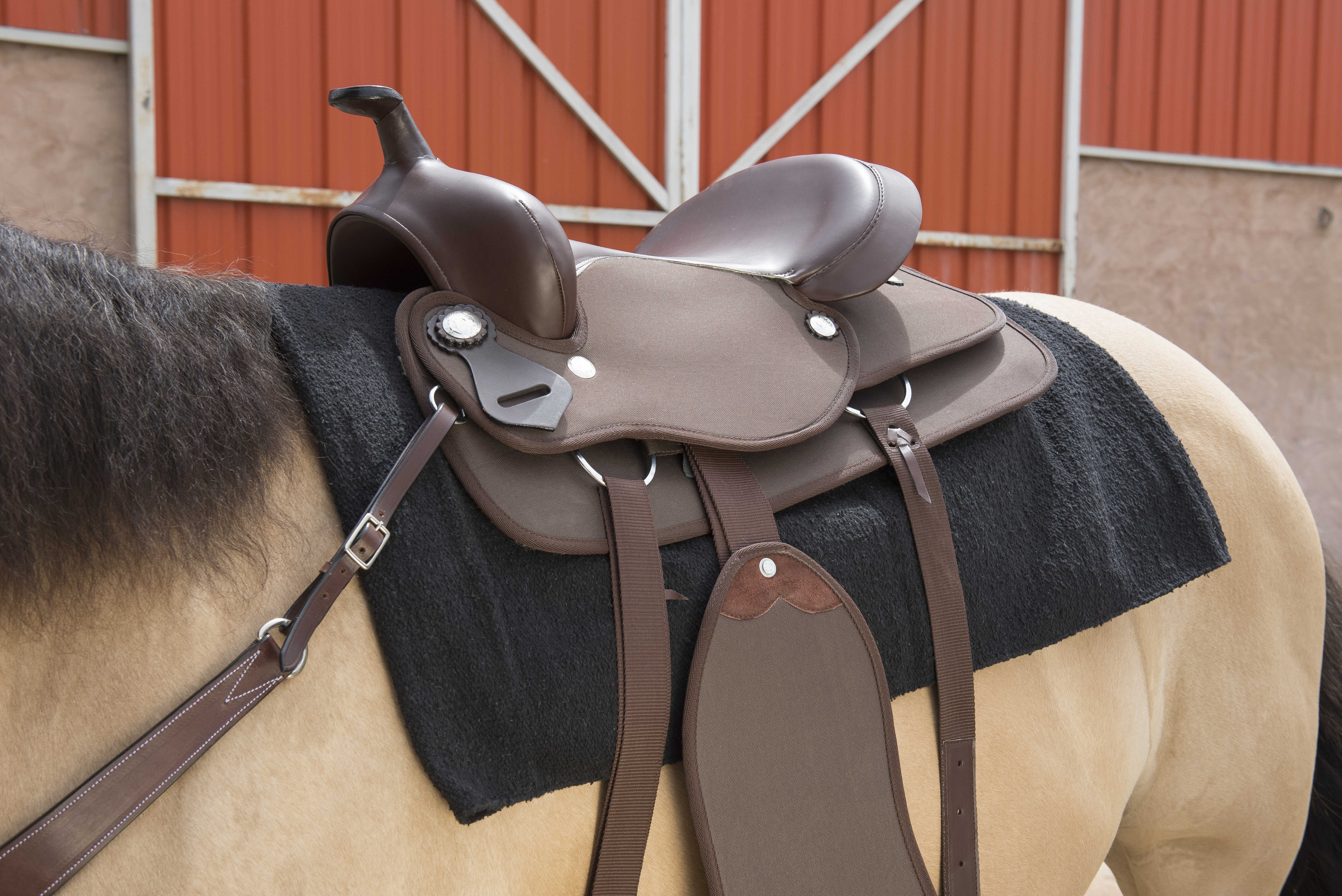 WESTRIDE Navajo saddle pad plain cotton/acrylic