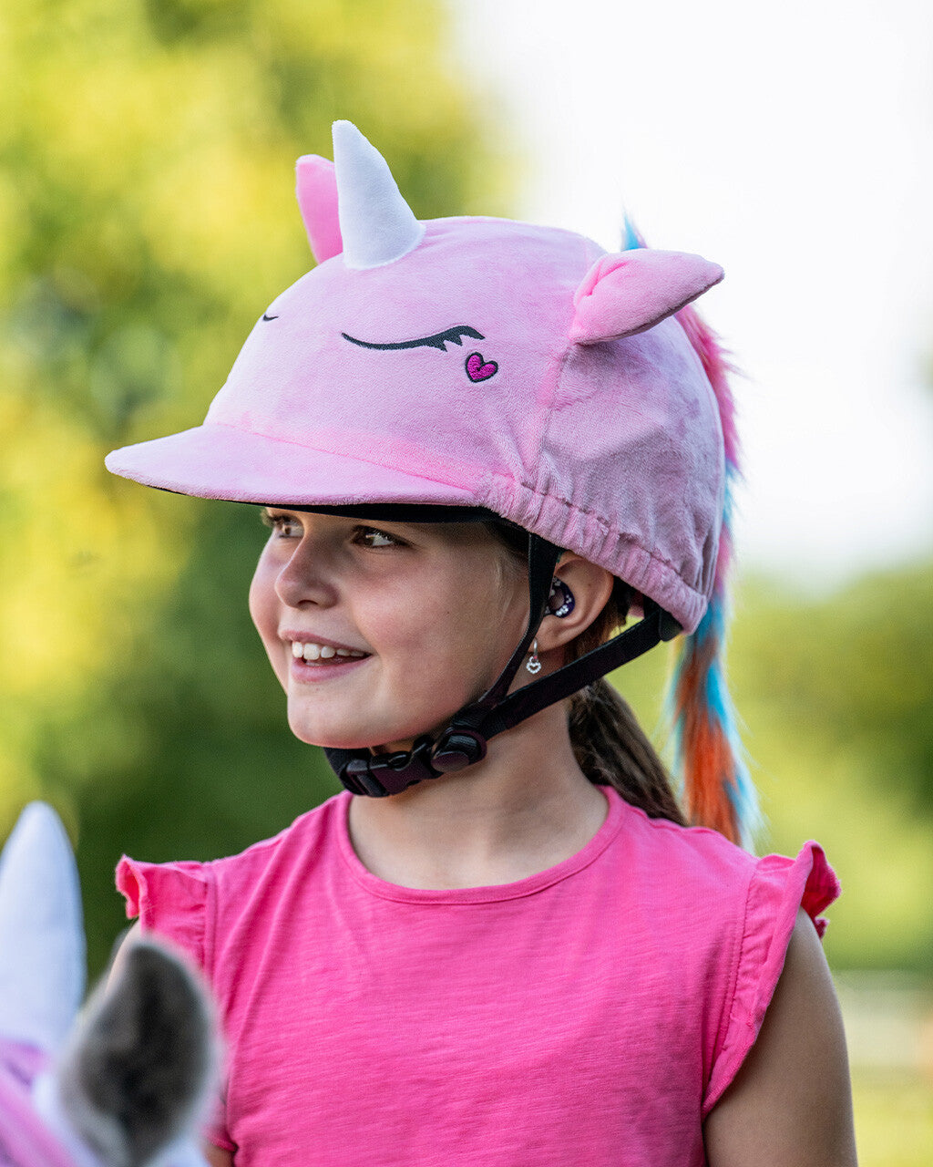 Helmet cover unicorn