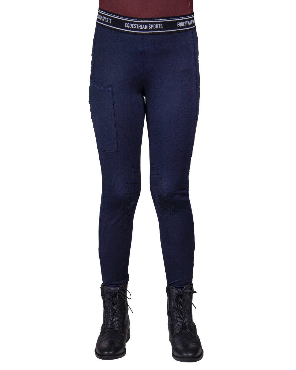 Riding tights Qiara junior knee grip