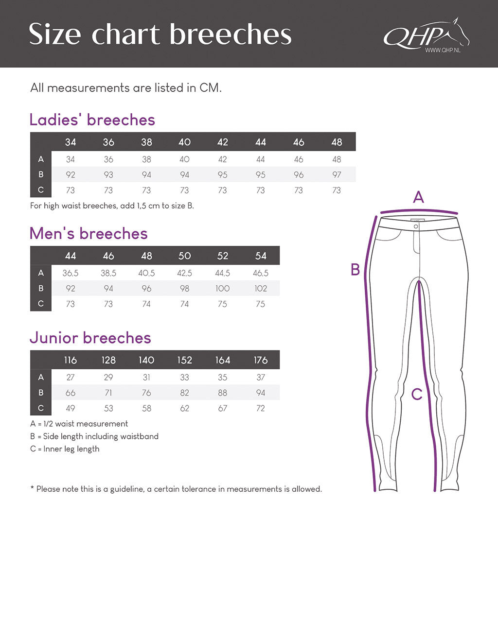 Riding tights winter Juliet full grip