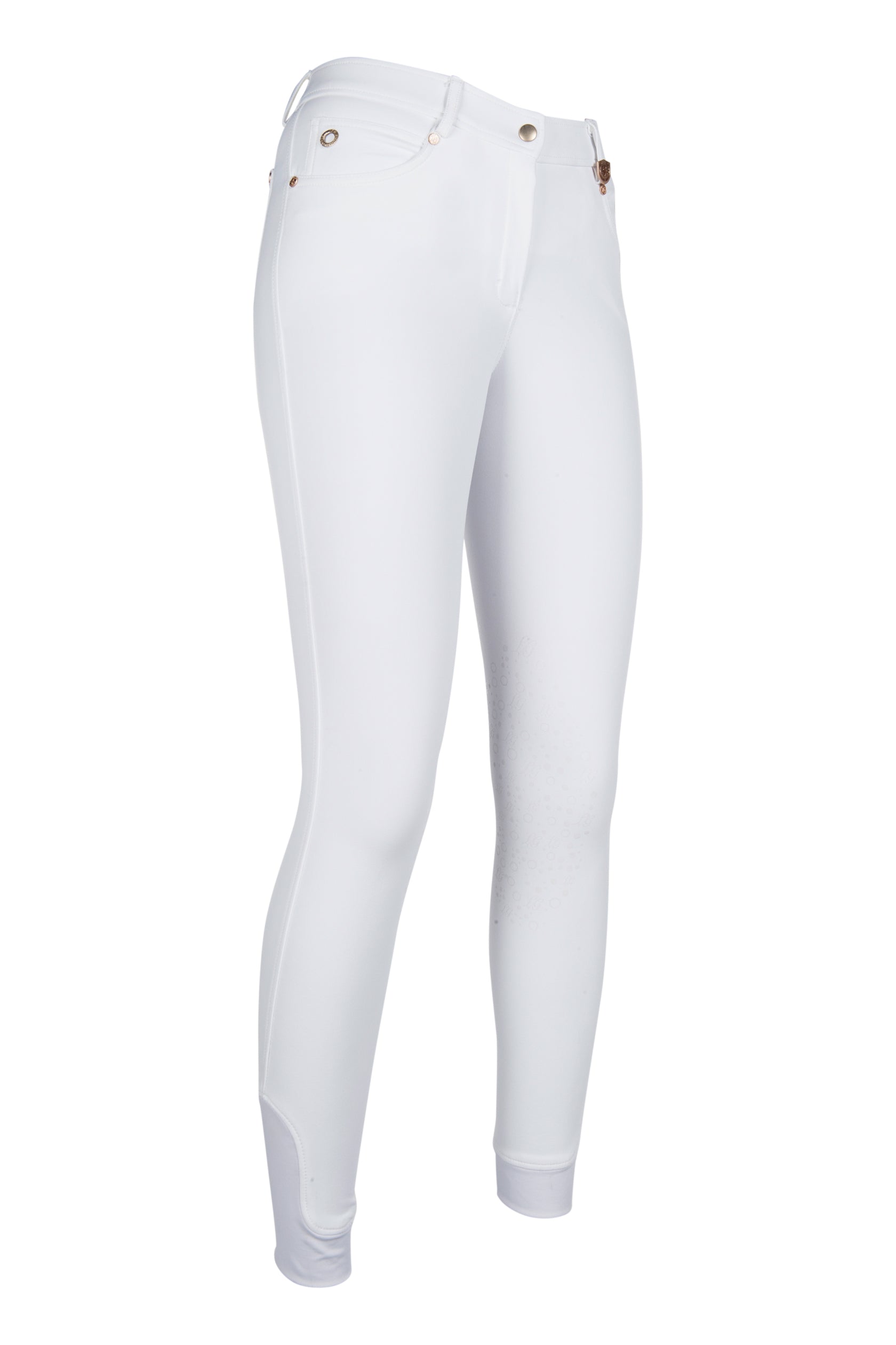 Riding breeches LG Basic silicone knee patch 1200 white / EU34/UK24/US22