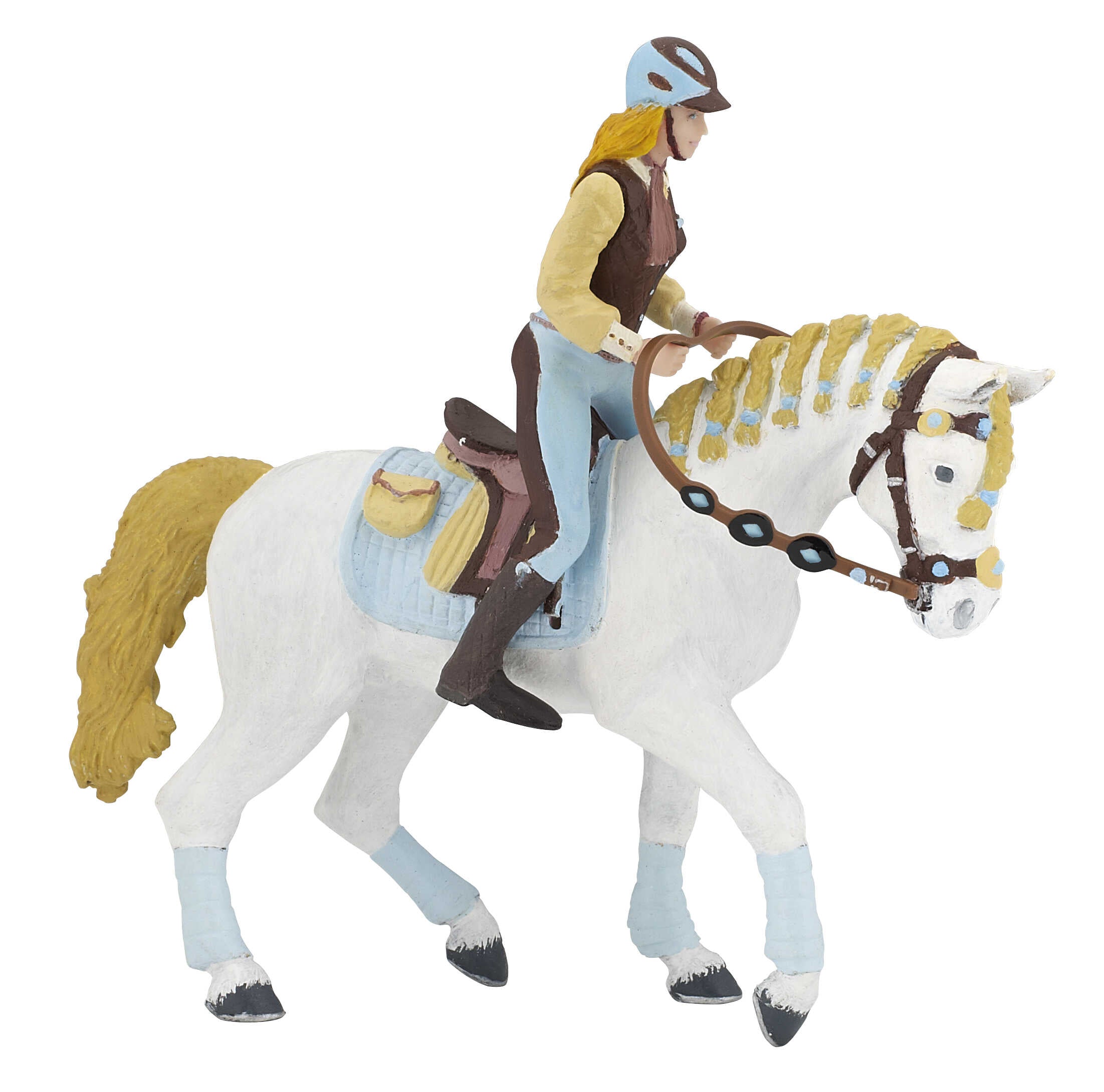 PAPO - Trendy Blue Riding Lady's Horse