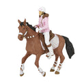PAPO - Trendy Riding Lady in Winter Colthing's Horse
