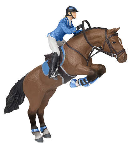 PAPO - Jumping Horse and Riding Lady
