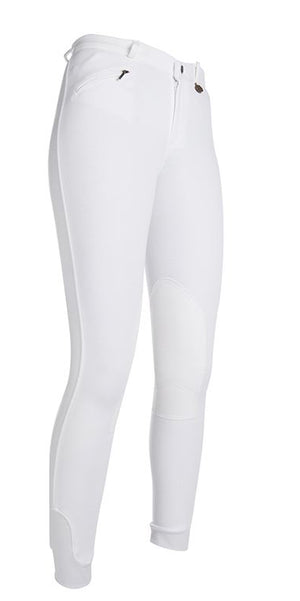 Riding breeches Penny Easy knee patch 1212 white/white / EU128/age 6-7