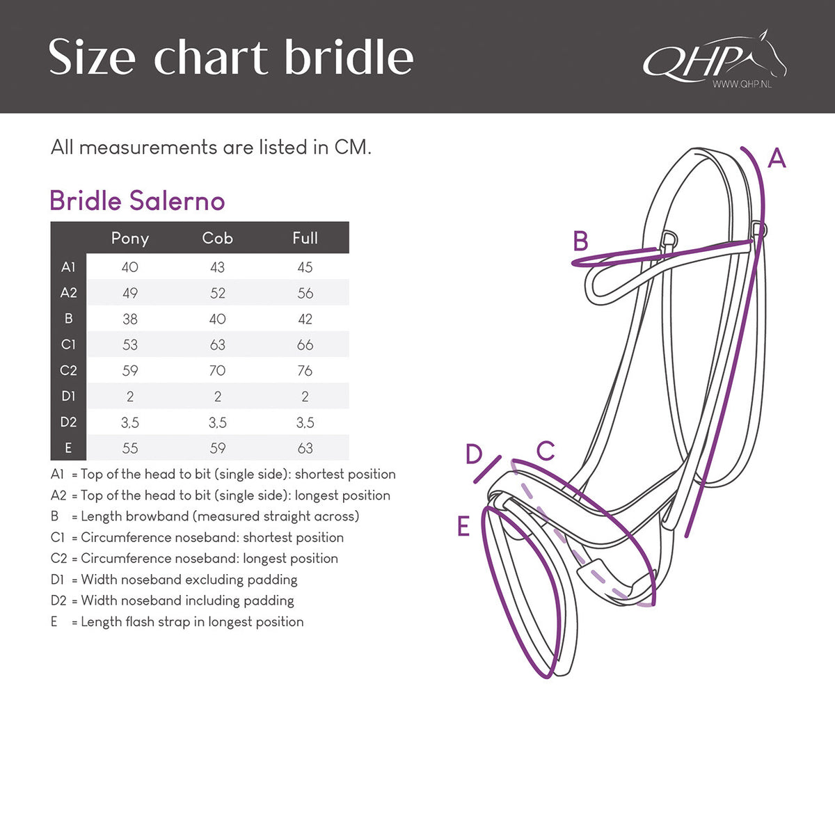 Bridle Salerno incl. reins