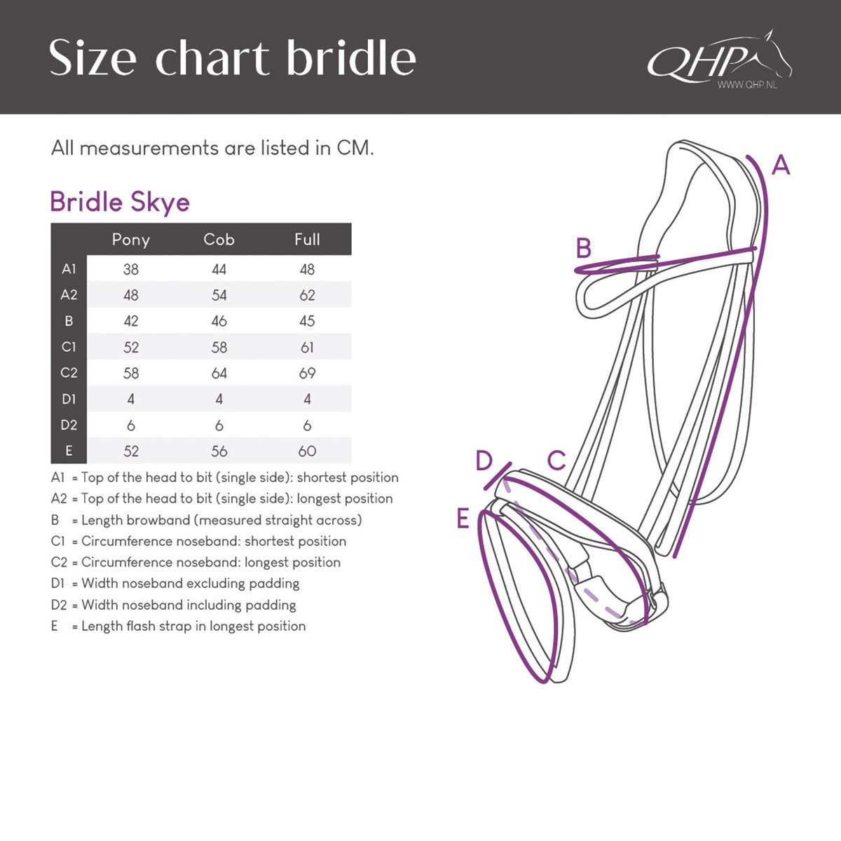 Bridle Skye incl. reins