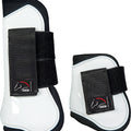 Protection and fetlock boots Genua set of 4 1291 white/black / Pony