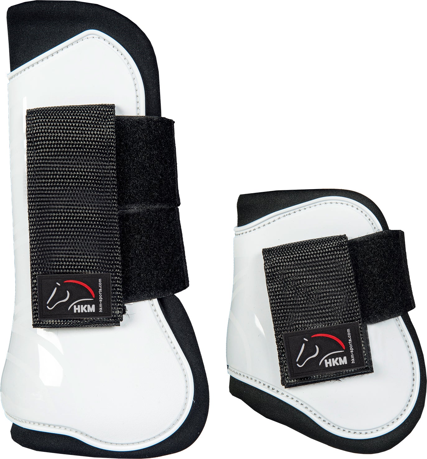 Protection and fetlock boots Genua set of 4 1291 white/black / Pony