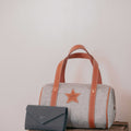 Sac PENELOPE "Nina Bowl" gris petit modÃ¨le