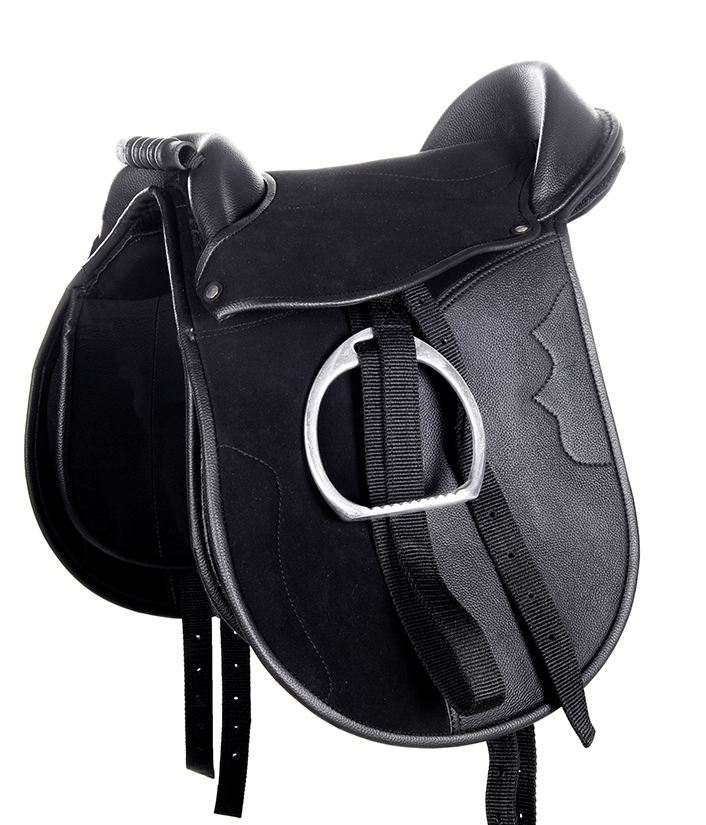 Shetland pony saddle Funny Horses 9100 black / 12