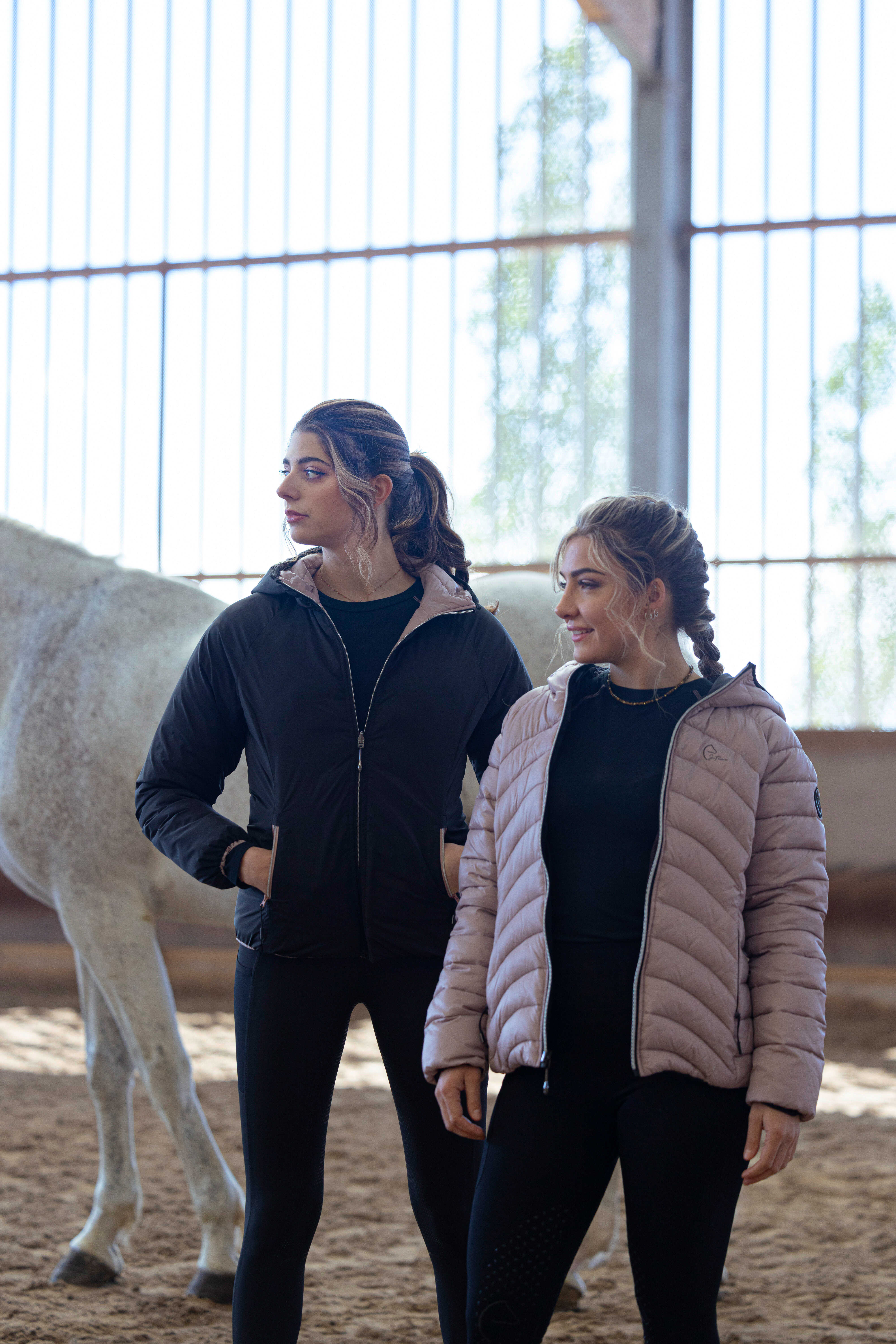 Veste matelassÃ©e Je t'aime EQUITHÃˆME - Lutha