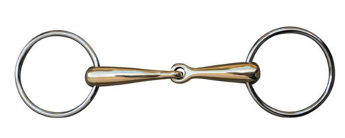 Loose ring snaffle 16 mm with argentan coating EU60/115 mm UK/US60/4.5