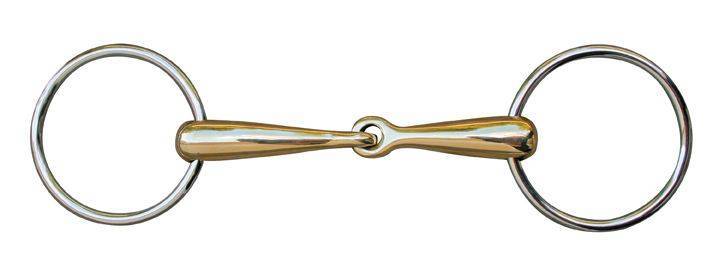 Loose ring snaffle 18 mm with argentan coating EU60/115 mm UK/US60/4.5