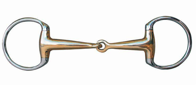 Eggbutt snaffle 16 mm with argentan EU55/115 mm UK/US55/4.5