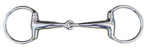 Eggbutt snaffle 18 mm stainless steel EU55/115 mm UK/US55/4.5