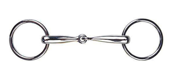 Loose ring snaffle shetland p.,12 mm stainl. steel EU45/95 mm large UK45/3,7