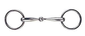 Loose ring snaffle shetland p.,12 mm stainl. steel EU45/95 mm large UK45/3,7