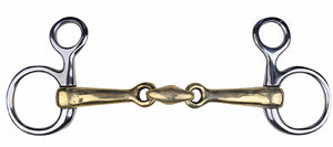 Hanging cheek snaffle argentan, 16 mm EU40/115 mm UK40/4,5