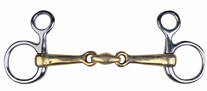 Hanging cheek snaffle argentan, 16 mm EU40/115 mm UK40/4,5